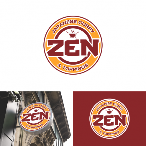 Logo Design #86 | 'Japanese Curry Zen' design project | DesignContest