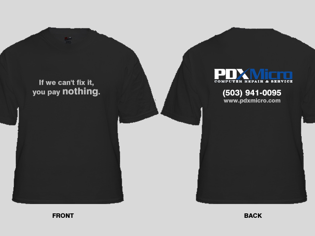 T-Shirt Design for Computer Repair 