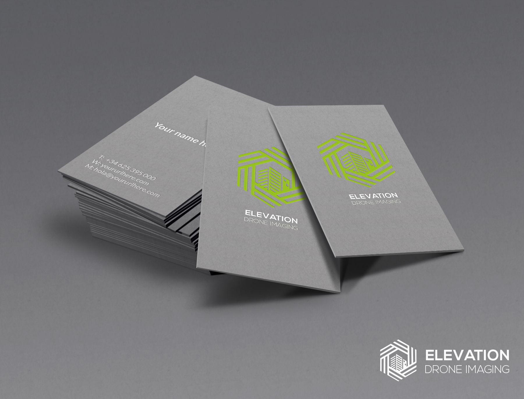 logo and business card design #170 | 'elevation drone