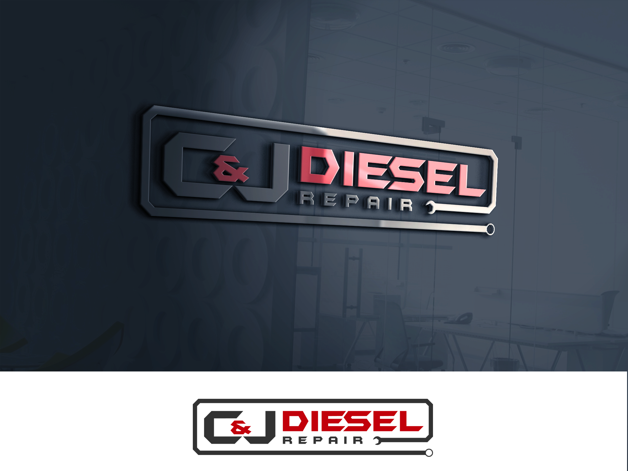 Diesel Mechanic Logo