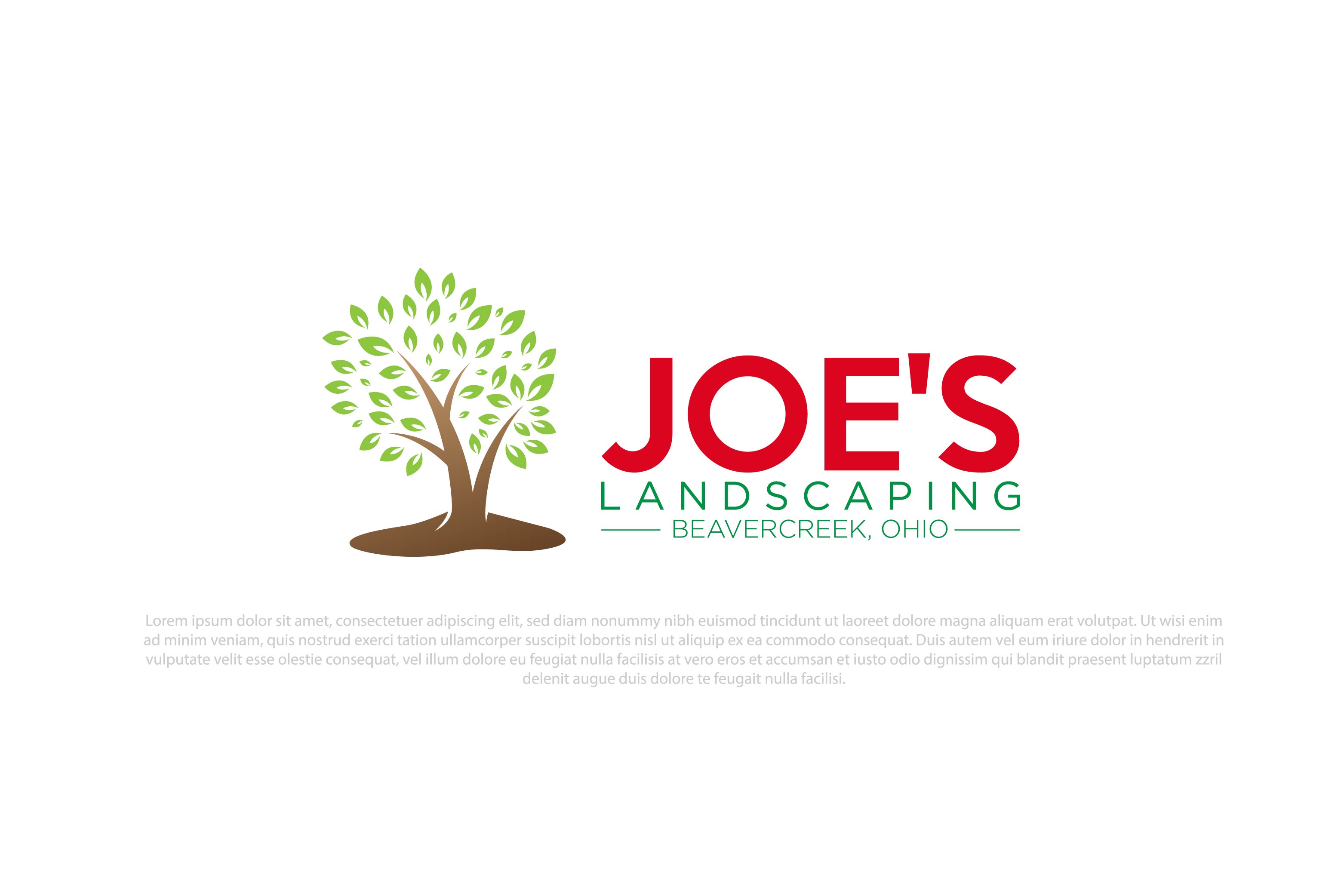 Logo Design #62 | 'Joe's Landscaping Logo' design project | DesignContest ®
