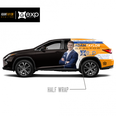 Adam Wrap Car Wrap Design #65 | 'eXp Realty Adam Taylor' design project ...