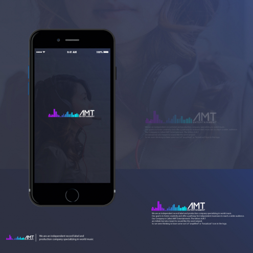 Logo Design #1373 | 'AMT Entertainment' design project | DesignContest