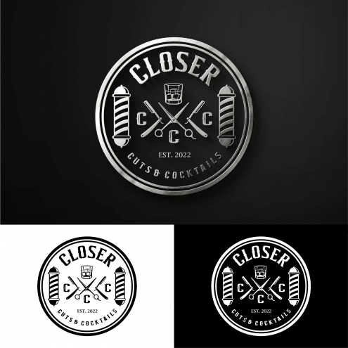 Logo Design #308 | 'Closer Cuts & Cocktails' design project ...