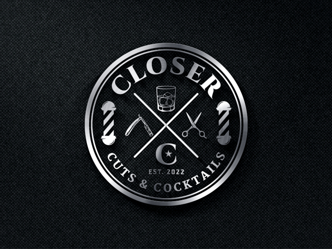 Logo Design #451 | 'Closer Cuts & Cocktails' design project ...