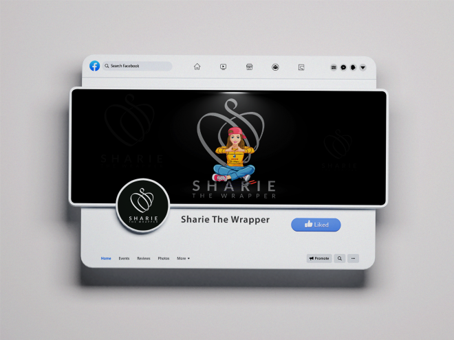 Fans Page Design #14 | 'sharie the wrapper FB cover and icon' design ...
