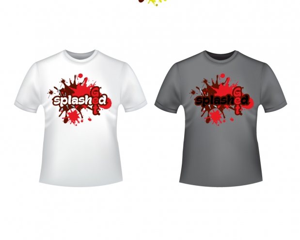 splash t shirt design