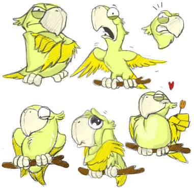 Página de personaje que le va a gustar by Parrots